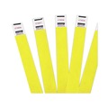 Wristbands | Advantus 91123 9.75 in. x 0.75 in. Numbered Crowd Management Wristbands - Neon Yellow (500/Pack) image number 1
