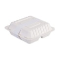 Food Containers & Lids | Hoffmaster 883173 1.5 in. x 24 in. Peel and Seal Tamper Evident Food Container Paper Bands - White (2500/Carton) image number 1