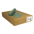 Low-Density Trash Bags | Heritage L8046TE ER1 Eco Blend Max 40 in. x 46 in. 0.8 mil 45 Gallon Can Liners - Green (25 Bags/Roll, 6 Rolls/Carton) image number 0