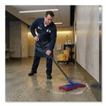 Floor Pads-Cleaning, Buffing & Polishing | Boardwalk 7100115839 28 in. x 14 in. Buffing Floor Pads - Red (10/Carton) image number 4