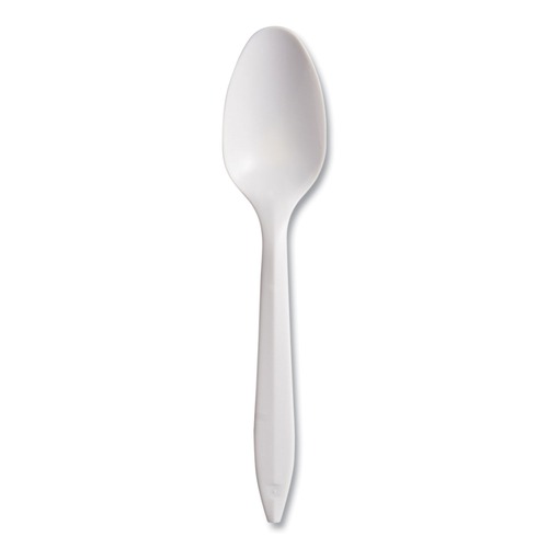 Disposable Spoons | SOLO S6SW Regal Teaspoon Mediumweight Cutlery - Full-Size White (1000/Carton) image number 0