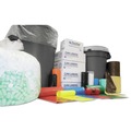 Low-Density Trash Bags | Inteplast Group WSL2424LTK 35 mil 7 - 10 Gallons 24 in. x 24 in. Institutional Low-Density Can Liners - Black (1000/Carton) image number 2