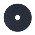 Floor Pads-Stripping | Boardwalk BWK4020HIP 20 in. Diameter High Performance Stripping Floor Pads - Black (5/Carton) image number 1