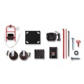 Carts & Trucks | Rubbermaid Commercial 2173663 0.5 mph to 3 mph DC Motor 60 V Lithium-Ion Battery Motorized Kit for 24 in. x 48 in. Platform Trucks - Medium Black/Red image number 2