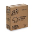 Cup Lids | Dixie 9538DX 8 oz. Drink-Thru Hot Drink Cup Lids - White (1000/Carton) image number 4