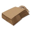 Grocery Bags | Inteplast Group KRFTW10513 Get Reddi 10 in. x 5 in. x 13 in. No. 60 Basis Weight Twisted Rope Handles Pixie Size Paper Bags - Brown (250/Carton) image number 3
