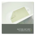 Safety Mats | Rubbermaid Commercial 1982724 Safti-Grip Latex-Free Vinyl Bath Mat 14 X 22.5 White (4/Carton) image number 7