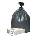 Low-Density Trash Bags | Platinum Plus 1507687 33 Gallon 1.35 mil 33 in. x 40 in. Can Liners - Gray (50/Carton) image number 0