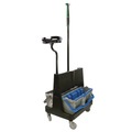 Buckets & Wringers | Unger UNGCLBK1 1.5 gal. OmniClean Dual Bucket Kit - Black/Blue/Gray image number 3