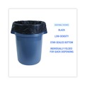 Low-Density Trash Bags | Boardwalk H6036HBK 30 in. x 36 in. 30 gal. 0.65 mil Linear Low Density Industrial Flat Pack Can Liners - Black (200/Carton) image number 5