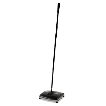 Rubbermaid Commercial FG421288BLA 44 in. Handle Floor and Carpet Sweeper - Black/Gray