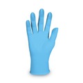 Food Service Disposable & Single Use Gloves | Ansell 54186 4 mil Thick 9.5 in. Long Powder-Free G10 Comfort Plus Blue Nitrile Gloves - Small, Light Blue (100/Box) image number 2