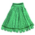 Mop Heads | Rubbermaid Commercial FGT85206GR00 5 in. Green Headband Microfiber Tube Mop - Medium Green (6/Carton) image number 1