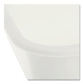 Janitorial Boxes & Bins | Rubbermaid 2951ARWHTCT Microban 14.5 in. x 12.5 in. x 5.7 in. 4.5 Gallon Dishpan - White (6/Carton) image number 3