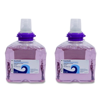Boardwalk 5361-02-GCE00LP 1200 mL Lavender Foam Soap Refill - Cranberry Scent (2/Carton)