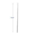 Straws/Stems/Sticks | Boardwalk BWKJSTW1025CLR 10.25 in. Wrapped Polypropylene Giant Straws - Clear (1000/Carton) image number 1