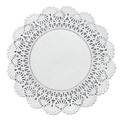 Doilies | Hoffmaster 500236 8 in. Round Cambridge Lace Doilies - White (1000/Carton) image number 1