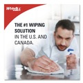 Perforated Roll & Hand Towels | WypAll 06053 X50 23.5 in. x 12.5 in. 1/4 Fold Foodservice Towels - White (200/Carton) image number 2