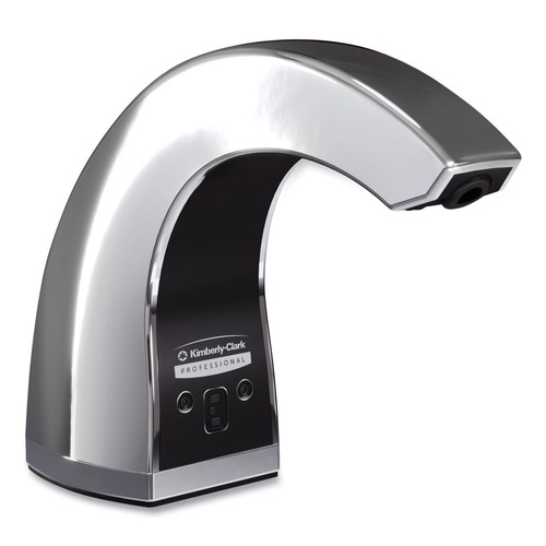 Soap Dispensers | Kimberly-Clark Professional 47604 Touchless Counter Mount 1.5 L 2.12 in. x 4.25 in. x 5.56 in. Skin Care Dispenser - Chrome image number 0