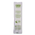 Cutlery Kits | Eco-Products EP-S015 Plantware Compostable Fork/Knife/Napkin/Spoon Cutlery Kit - Pearl White (250/Carton) image number 1