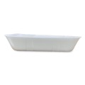 Food Containers & Lids | GEN 20KWH 12 in. x 8.7 in. x 2.45 in. No. 20K Foam Meat Trays - White (125/Carton) image number 1