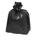 Low-Density Trash Bags | Classic 1506904 10 Gallon 0.6 mil 24 in. x 23 in. Linear Low-Density Can Liners - Black (25 Bags/Roll, 20 Rolls/Carton) image number 2