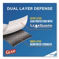 Drawstring & Kitchen Bags | Glad 70427 ForceFlex 13 Gallon 0.72 mil 23.75 in. x 24.88 in. Tall Kitchen Drawstring Trash Bags - Gray (100/Carton) image number 5