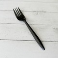 Disposable Forks | Boardwalk BWKFORKBLPP Mediumweight Polypropylene Plastic Fork Cutlery - Black (1000/Carton) image number 3