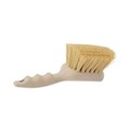 Brushes | Boardwalk BWK4208 5.5 in. Brush 3 in. Tan Plastic Handle Cream Tampico Bristles Utility Brush image number 0