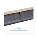 Brooms | Boardwalk BWK20418 3 in. Gray Flagged Polypropylene Bristles 18 in. Brush Floor Brush Head image number 3
