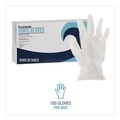 Janitorial Disposable & Single Use Gloves | Boardwalk BWK361MCT 3-3/5 mil. Exam Vinyl Gloves - Medium Clear (1000/Carton) image number 5