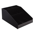 Condiment Organizers | Vertiflex Commercial Grade VFCC-1200 12 in. x 16 in. x 7.5 in. 9 Compartments Horizontal Condiment Organizer - Black image number 0