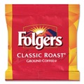 Coffee - Caffeinated | Folgers 2550006125 0.9 oz. Classic Roast Coffee Fractional Packs (36/Carton) image number 0