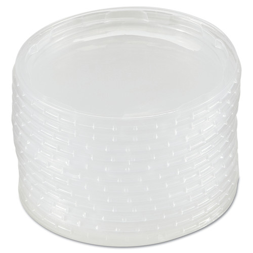 Food Containers & Lids | WNA WNA APCTRLID Plug-Style Plastic Deli Container Lids - Clear (50/Pack, 10 Packs/Carton) image number 0