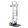 Carts & Trucks | Safco 4050 400 lbs. Capacity 15-1/2 in. x 43 in. x 36 in. Aluminum Hideaway Convertible Truck image number 2