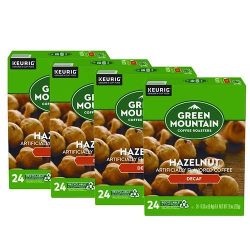 Coffee - Decaffeinated | Green Mountain Coffee 5000330143 Coffee K-Cups - Hazelnut Decaf (96/Carton) image number 0