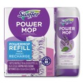 Floor Cleaners | Swiffer 80734047 25.3 oz PowerMop Cleaning Solution and Pads Refill Pack - Lavender (4/Carton) image number 5