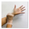 Food Service Disposable & Single Use Gloves | GN1 PE17166 Disposable Vinyl Gloves - Clear, Small (100/Box, 10 Boxes/Carton) image number 2