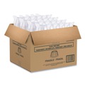 Cup Lids | Dart 12HDLC D-T Sundae/Cold Cup Lids fits Foam Cups - Clear (1000/Carton) image number 3