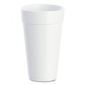 Cups | Dart 20J16 20 oz. Foam Drink Cups - White (500/Carton) image number 4