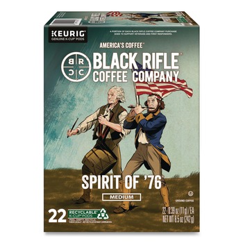 Black Rifle Coffee Company 5000384044 Spirit of '76 Coffee K-Cups (22/Box)