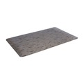 Floor Mats | Crown CU 2436GY 24 in. x 36 in. Cushion-Step Marbleized Rubber Mat - Gray image number 0