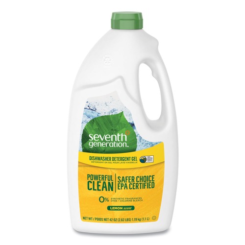 Dishwashing Detergents | Seventh Generation 22171 42 oz. Automatic Dishwasher Gel - Natural Lemon Scent image number 0