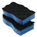 Scouring Pads & Sticks | O-Cedar 148377PK 2.63 in. x 4.25 in. x 1 in. Scrunge Heavy-Duty Sponge - Black/Blue (2/Pack) image number 1