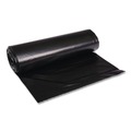 Low-Density Trash Bags | Boardwalk X7658SKKR01 38 in. x 58 in. 60 gal. 1.2 mil Recycled Low-Density Polyethylene Can Liners - Black (100/Carton) image number 1