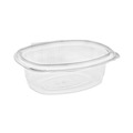 Food Containers & Lids | Pactiv Corp. YCA910240000 EarthChoice 24 oz. Recycled PET Hinged Container - Clear (280/Carton) image number 0
