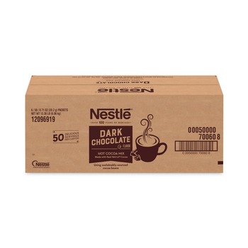 PRODUCTS | Nestle 12096919 0.71 oz Hot Cocoa Mix Packet - Dark Chocolate (300/Carton)