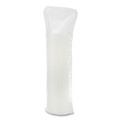 Cup Lids | Dart 16SL Plastic Straw-Slot Lid Fits 12 oz. to 24 oz. Hot/Cold Foam Cups - Translucent (1000/Carton) image number 2
