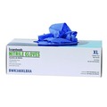 Food Service Disposable & Single Use Gloves | Boardwalk 380XLBXA 380 Series 4 mil Thick 9.5 in. Long Powder-Free Disposable General-Purpose Nitrile Gloves - Extra Large, Blue (100/Box) image number 2