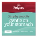 Coffee - Caffeinated | Folgers 30446 27 oz. Canister Gentle On Your Stomach Simply Smooth Ground Coffee image number 4